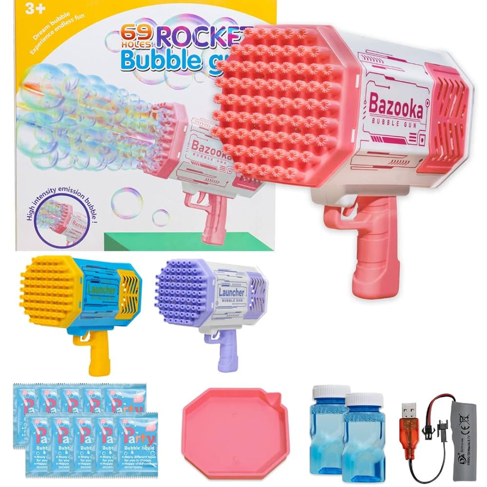 珍品。バブル〜平成レトロ！東芝BAZOOKA　BAZOO-KAN&クーラーバッグ Amazon | 132穴バブルガン 子供用おもちゃ バズーカバブル